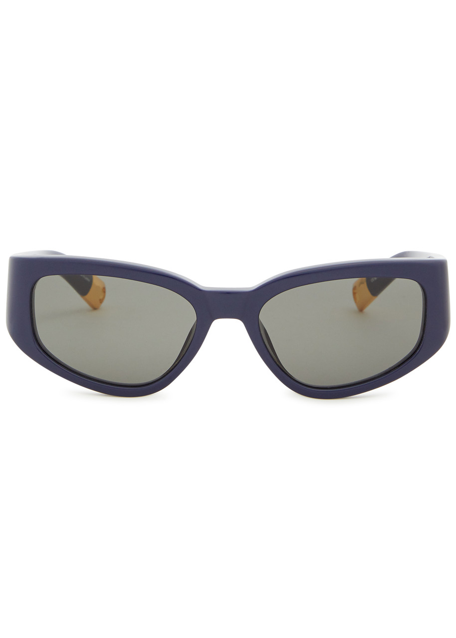 LINDA FARROW LUXE JACQUEMUS X LINDA FARROW LUXE GALA CAT-EYE SUNGLASSES