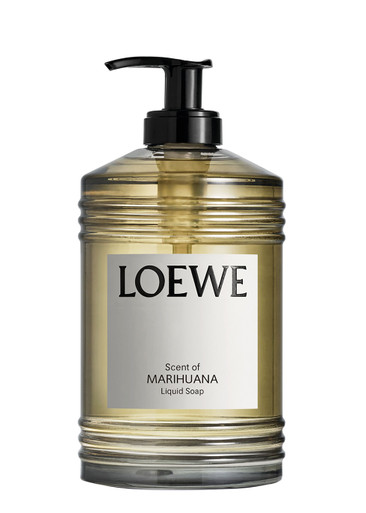 Loewe Marihuana Liquid Soap 360ml, Liquid Soap, Herbal, Woody Scent, Skin-nourishing Properties, Hyd In White
