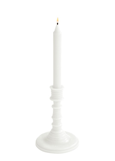 Loewe Oregano Wax Candleholder 330g, Candlestick-shaped Candle, Aromatic Perfume of a Mediterranean Herb Garden, Woody and Amber Notes, 330g