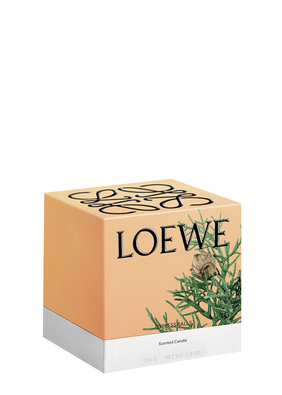  Loewe Cypress Balls Candle - Small 170g, Candle, Mid-intensity Fragrance, Evergreen Aroma Of The Towering, Coniferous Cypress Tree, Deep Woody Notes 