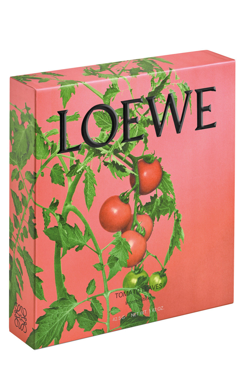  Loewe Tomato Leaves Incense Sticks Set 42.5g, Green Scent Evoking The Fresh, Verdant Aroma Of Tomato Vines, Cassis Berries 