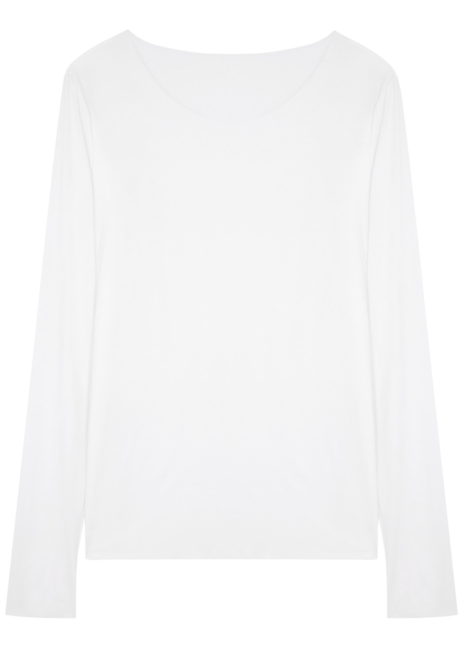Wolford Aurora Pure Jersey Top In White