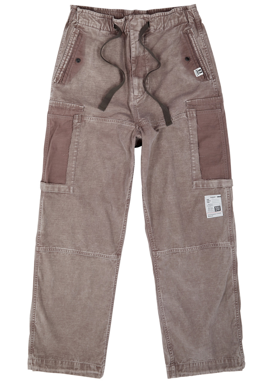 Maison mihara yasuhiro Maison mihara yasuhiro Faded Cotton Cargo Trousers
