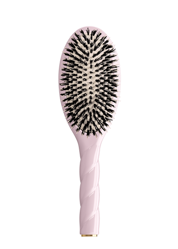 La Bonne Brosse The Essential No2 Lilac Pink Hair Brush In White
