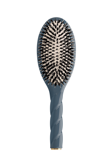 La Bonne Brosse The Essential No2 Ink Blue Hair Brush In White