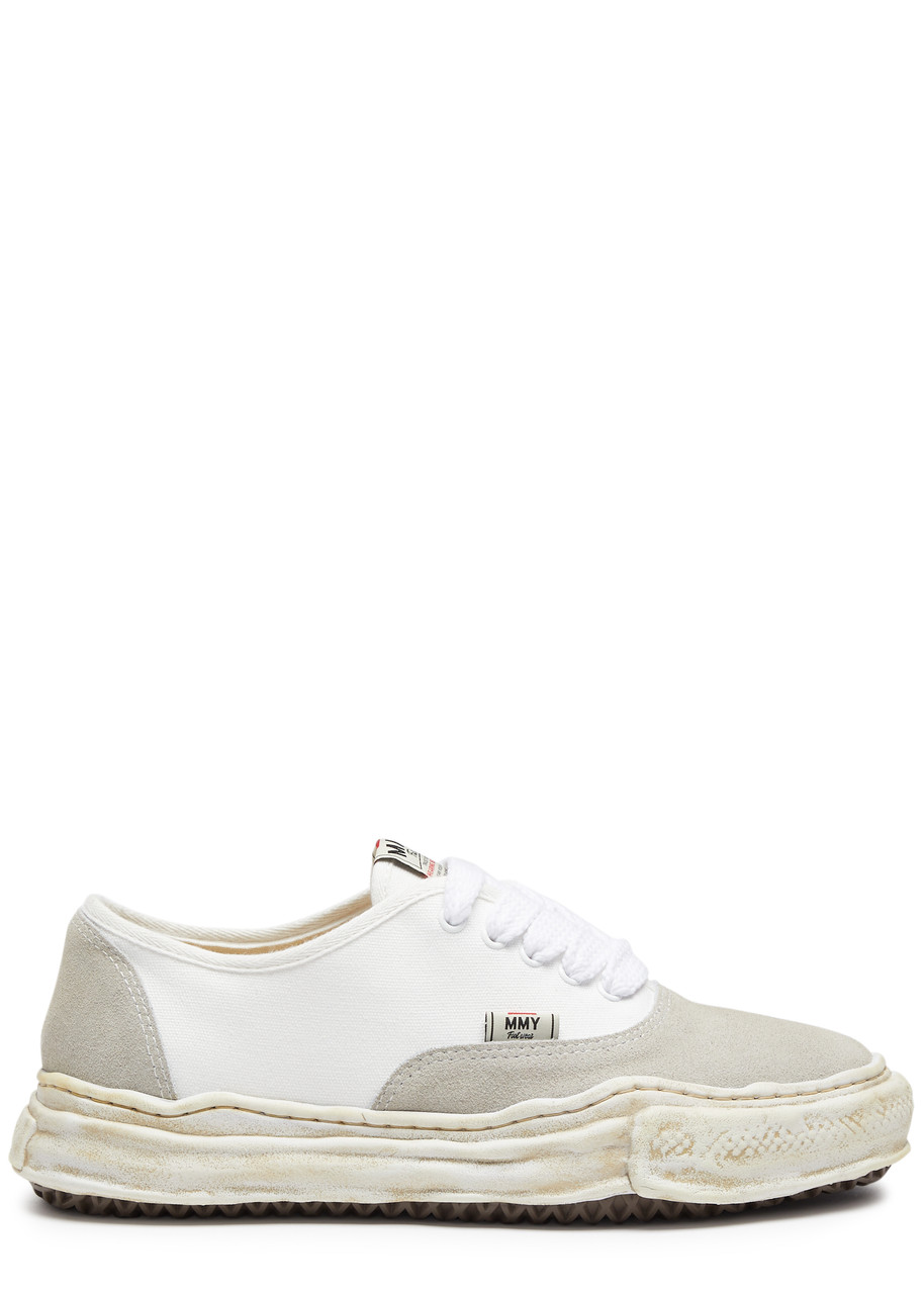 Maison Mihara Yasuhiro Maison Mihara Yasuhiro Baker Panelled Canvas Sneakers In White