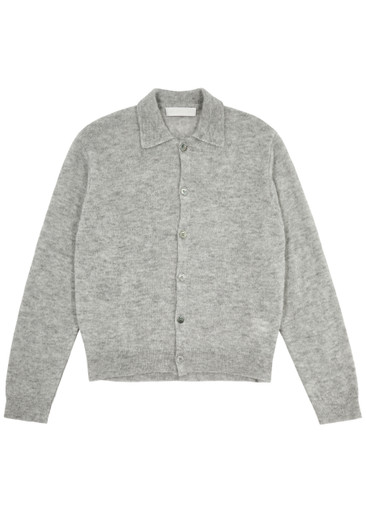 AUBERGE オーベルジュ  cardigan alpaca Our Legacy Over Cardigan | Olive Mega Alpaca Wool | Canoe Club