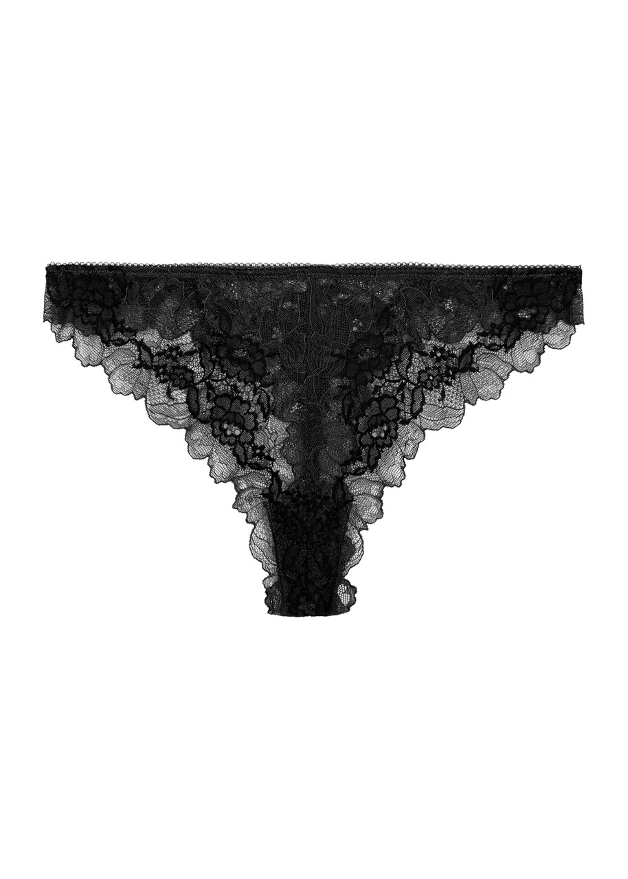 Wacoal Lace Perfection Lace Thong In Black