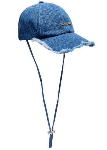 JACQUEMUS La Casquette Artichaut denim cap | Harvey Nichols