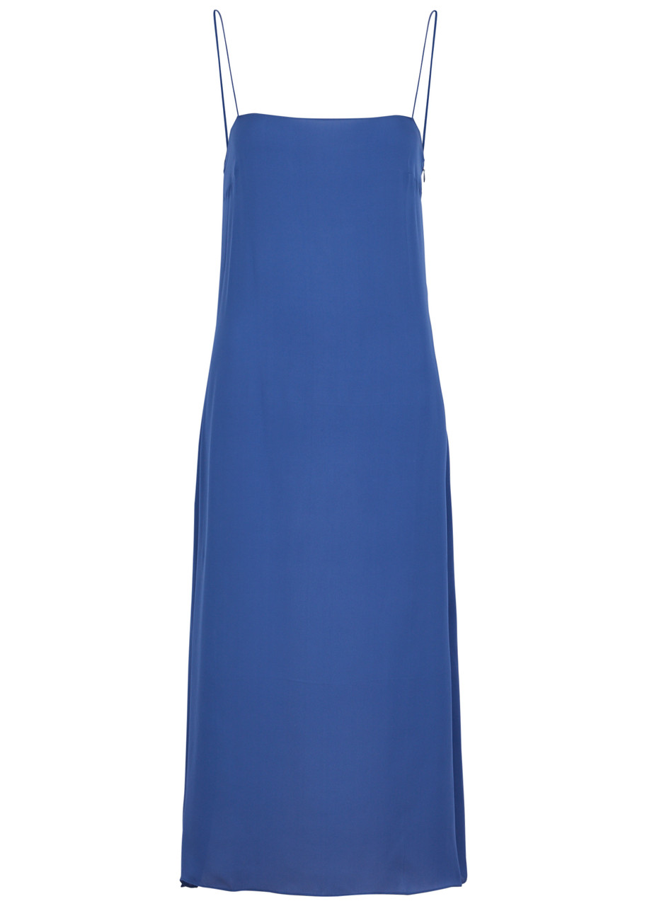 Sicily Silk Midi Slip Dress