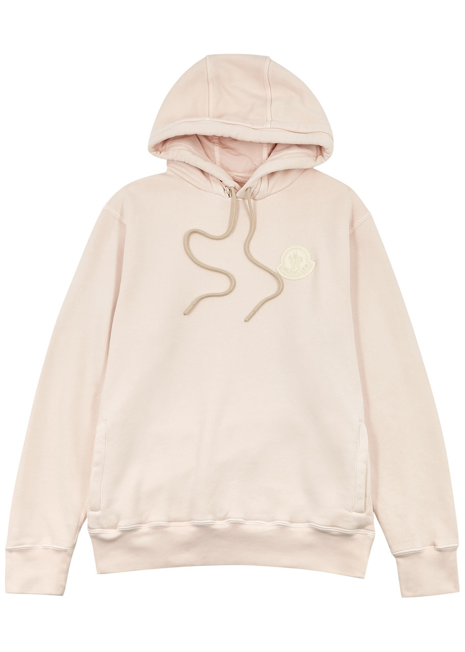 Moncler 2 Moncler 1952 Pink Hooded Cotton Sweatshirt - Light Pink - L