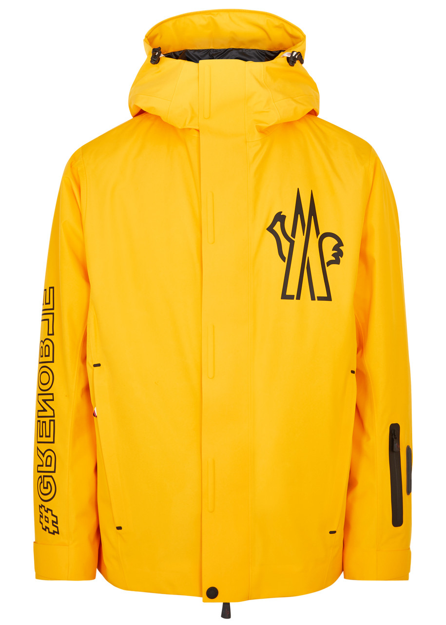 Shop Moncler Grenoble Moriond Shell Ski Jacket In Yellow