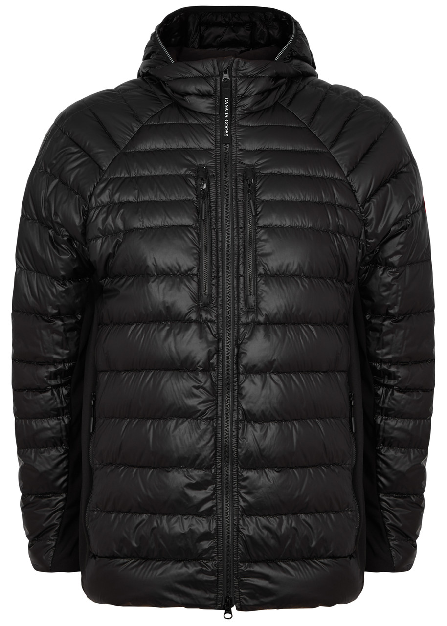 Canada Goose Hybridge Lite Hooded Shell Jacket In Black