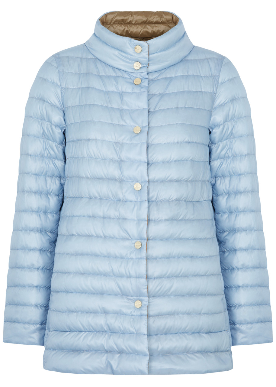 Herno Reversible Quilted Shell Jacket - Blue