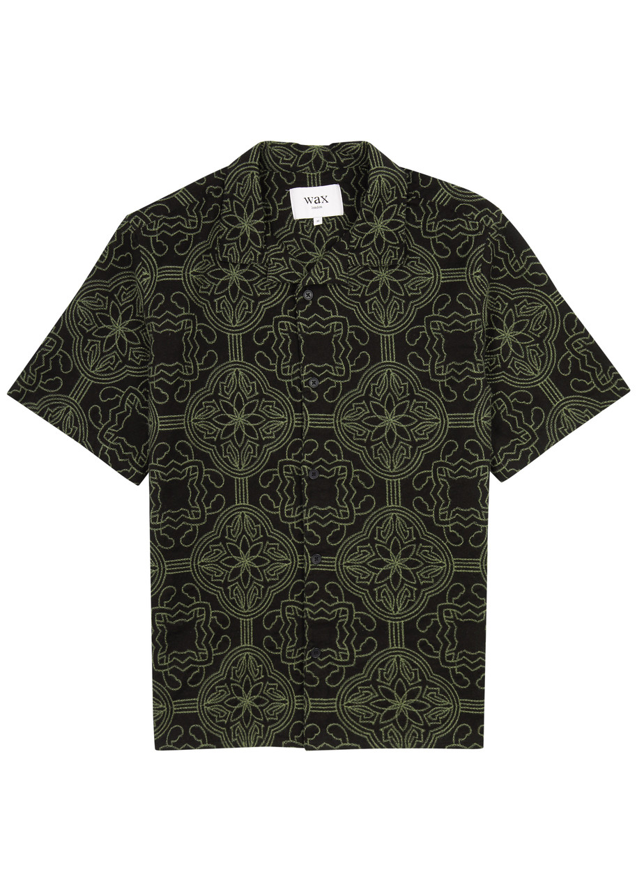 Didcot Embroidered Cotton-blend Shirt