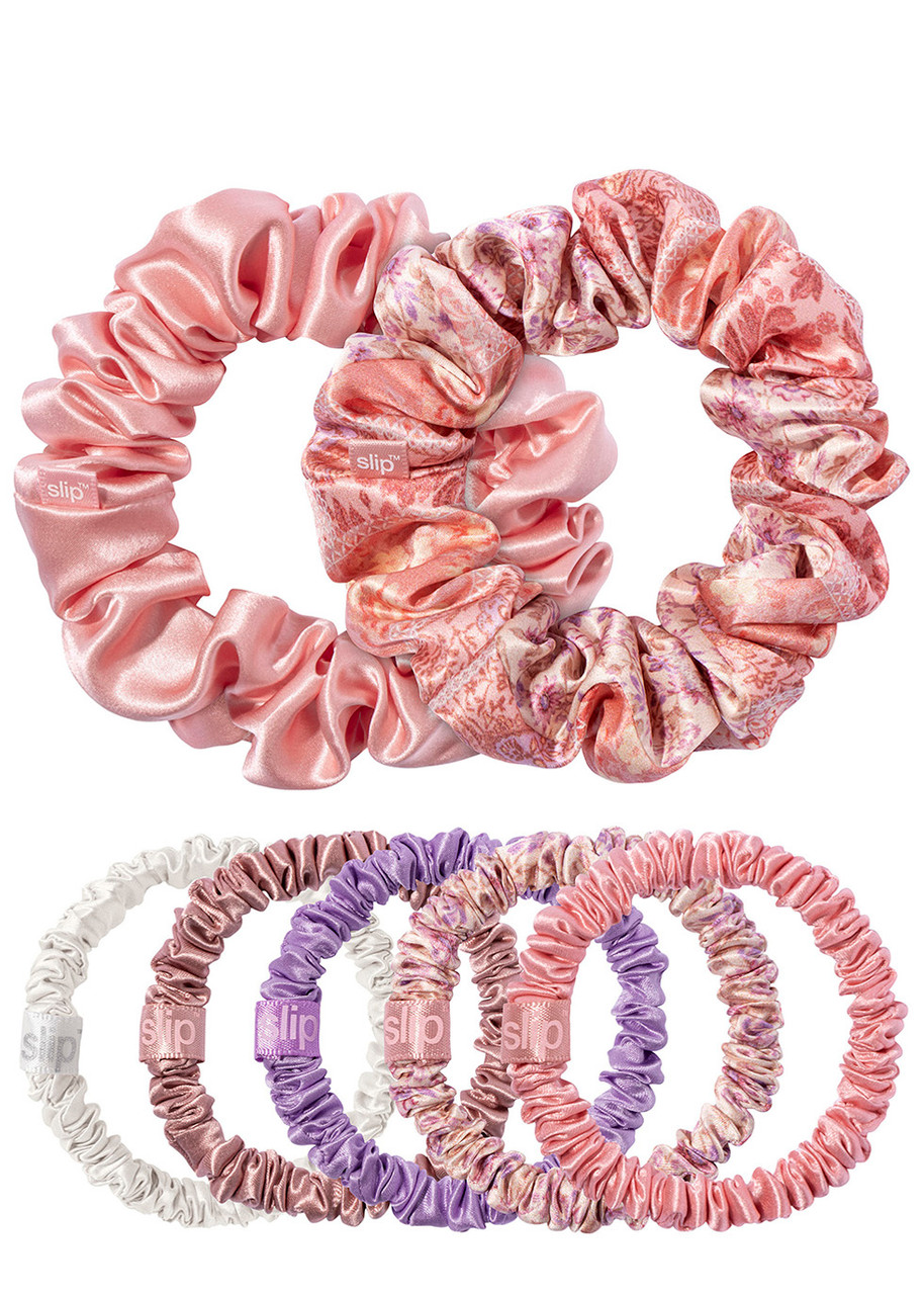  Slip Pure Silk Assorted Scrunchie Set - Boteh 