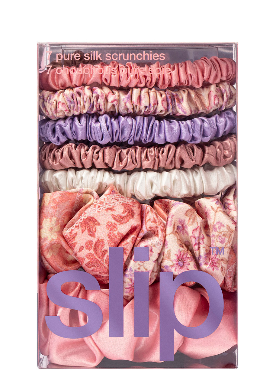  Slip Pure Silk Assorted Scrunchie Set - Boteh 