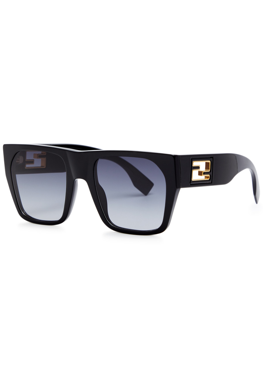 FENDI FENDI BAGUETTE OVERSIZED SUNGLASSES