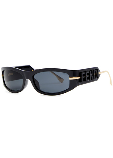 FENDI: Fendigraphy rectangle-frame sunglasses