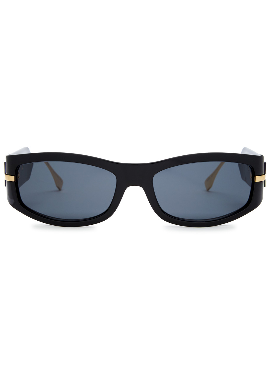 FENDI FENDI FENDIGRAPHY RECTANGLE-FRAME SUNGLASSES