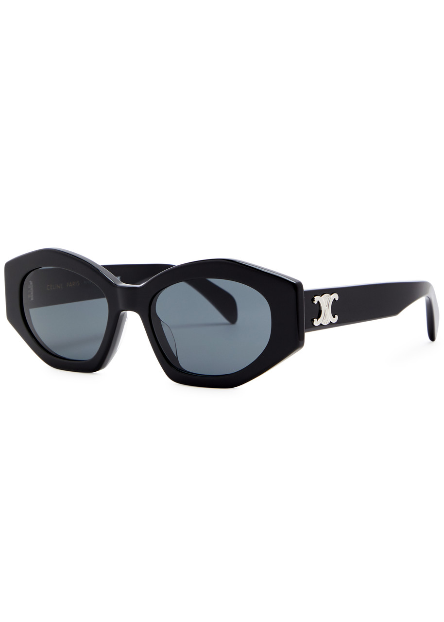 Celine Eyewear Black Cat-eye Women's Designer Sunglasses - One Size