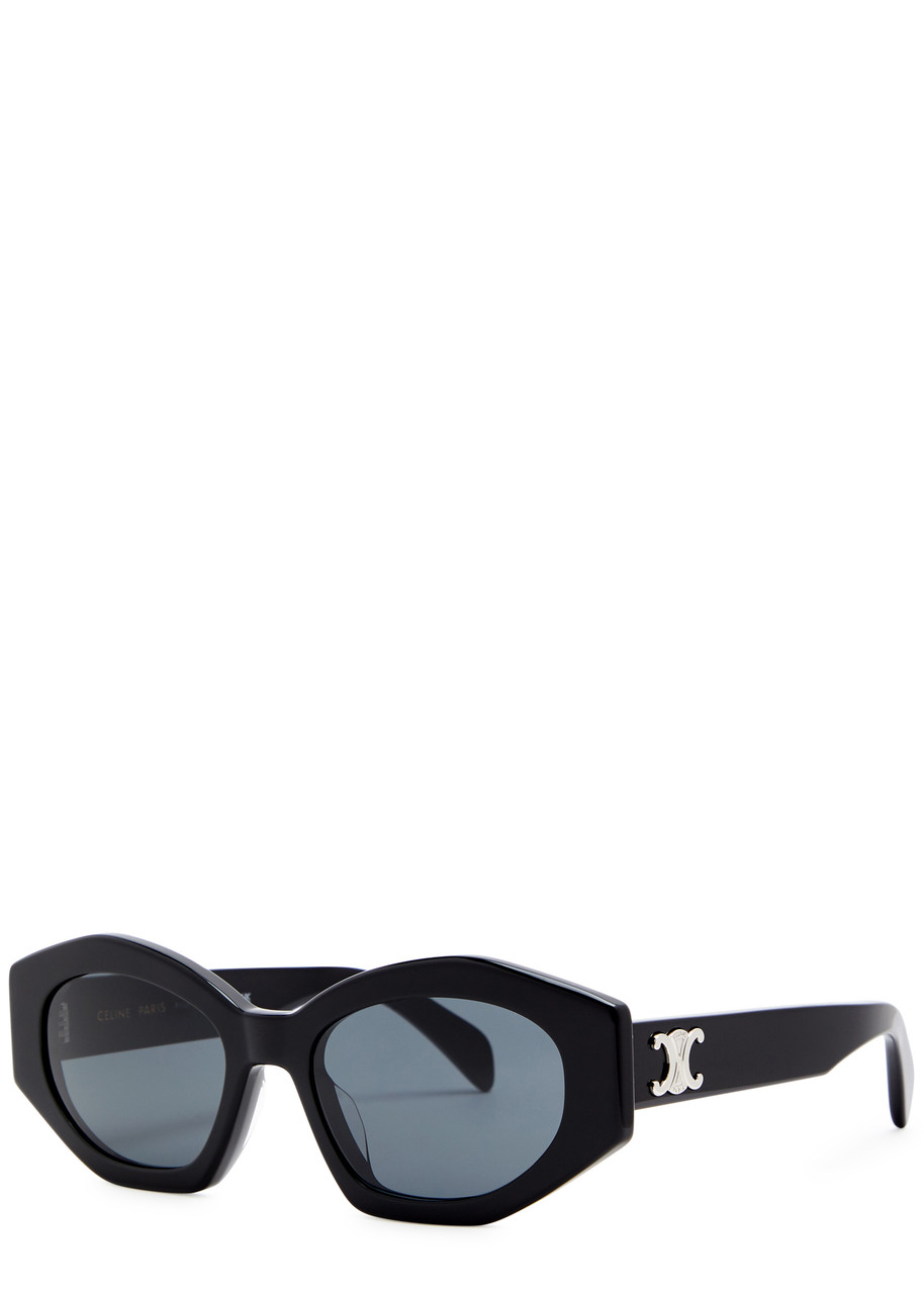 Celine Eyewear Black Cat-eye Women's Designer Sunglasses - One Size