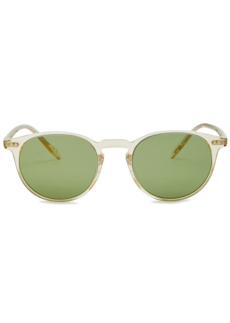 OLIVER PEOPLES OLIVER PEOPLES RILEY SUN ROUND-FRAME SUNGLASSES