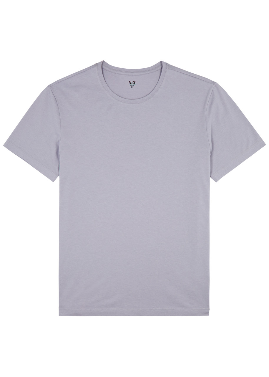 Shop Paige Cash Stretch-jersey T-shirt In Lilac