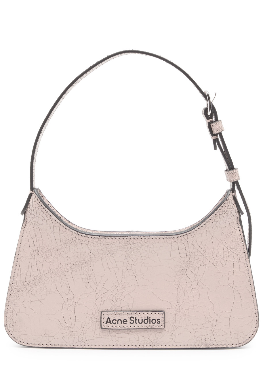 Acne Studios Platt Micro Leather Shoulder Bag In Light Pink