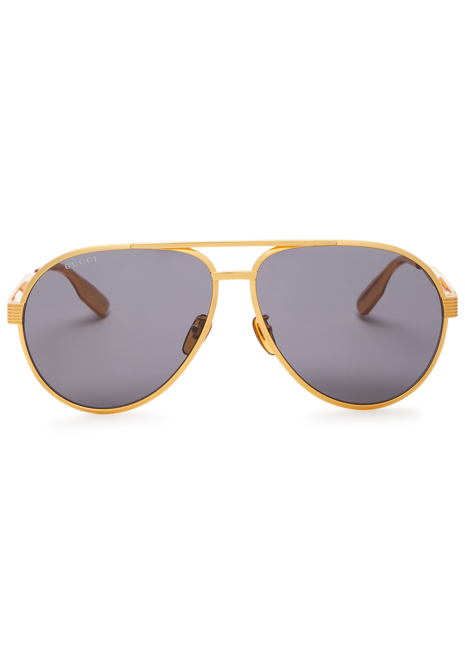 GUCCI GUCCI AVIATOR-STYLE SUNGLASSES