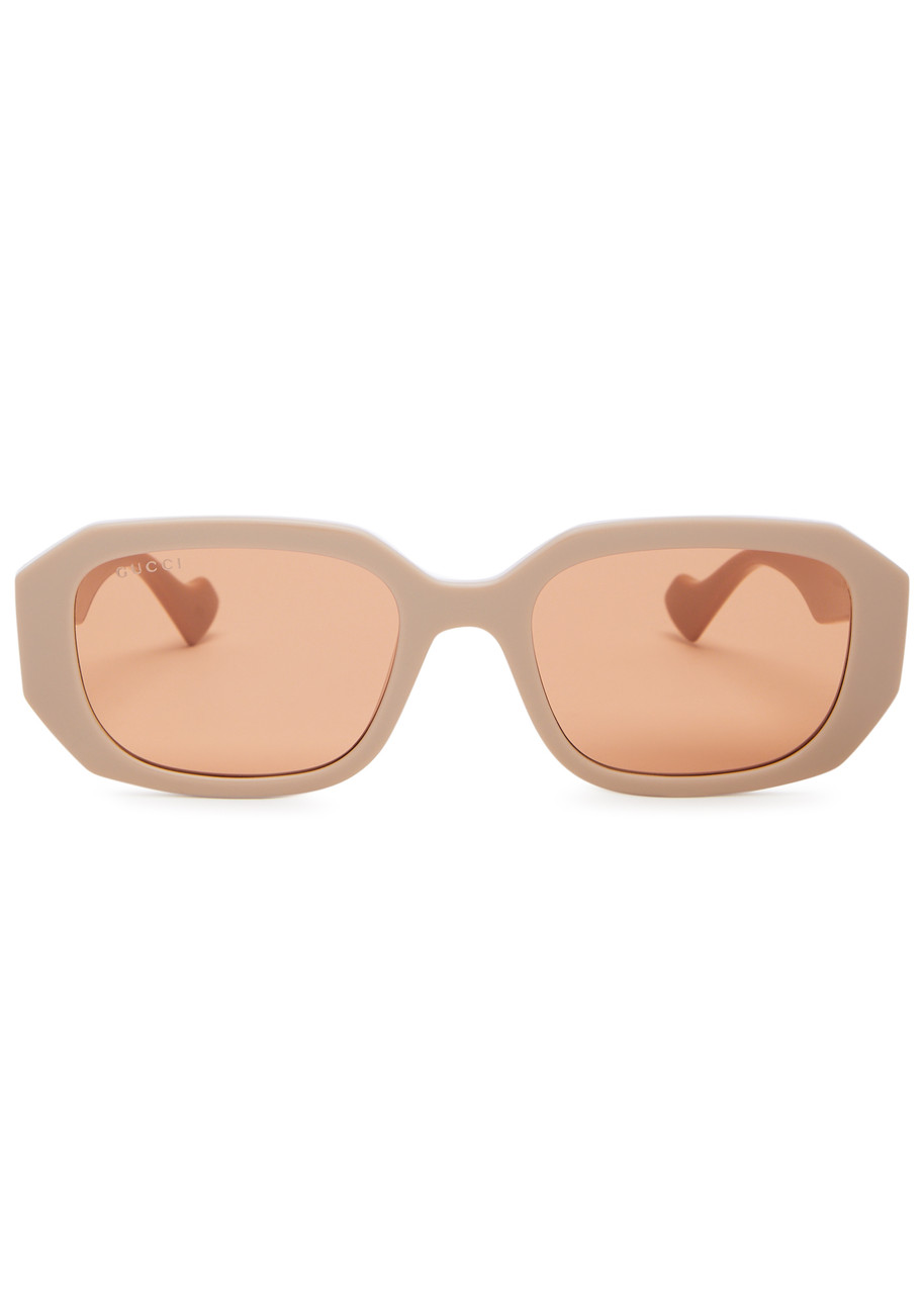 GUCCI GUCCI RECTANGLE-FRAME SUNGLASSES