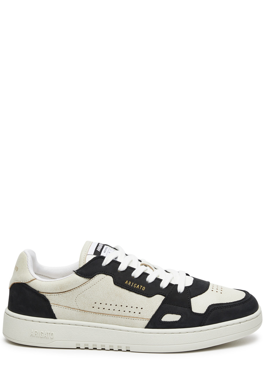 Axel Arigato Men's Sneaker Dice Lo Beige And Black In Leather And Suede With Recycled Materials In Black
