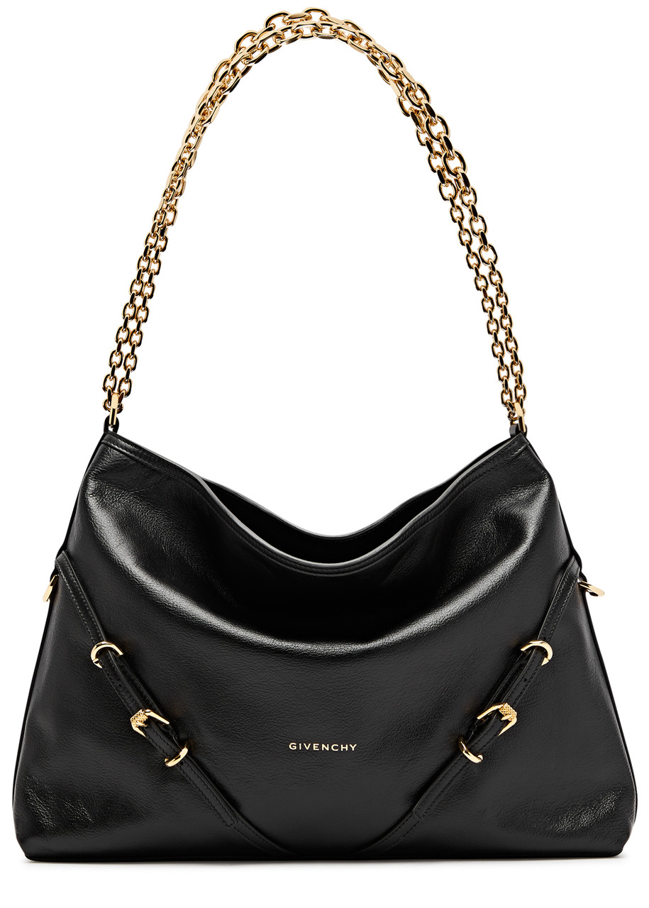 Givenchy Medium Voyou Chain Bag In Leather In Black