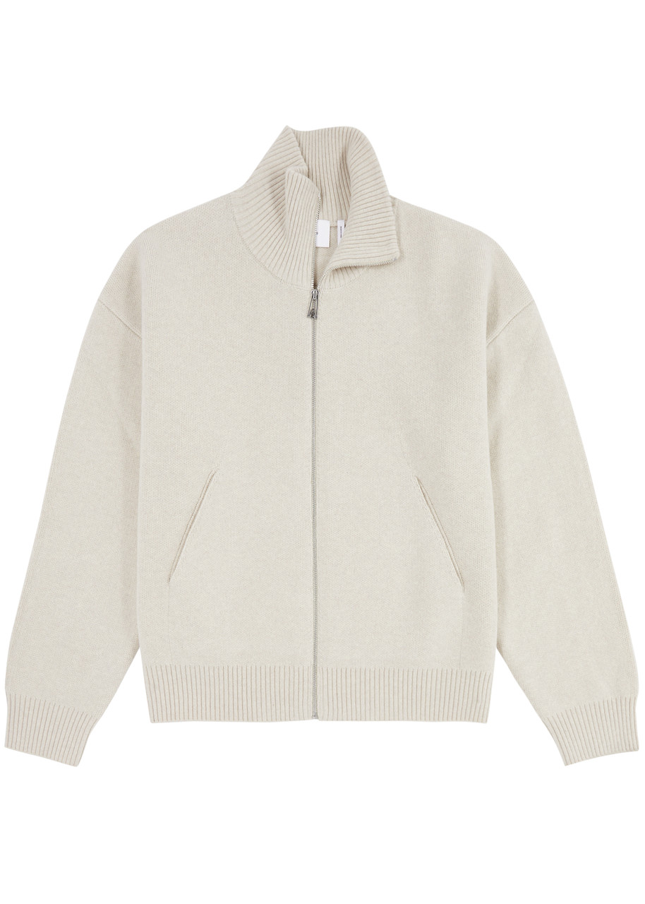 Shop Axel Arigato Core Wool-blend Sweatshirt In Beige