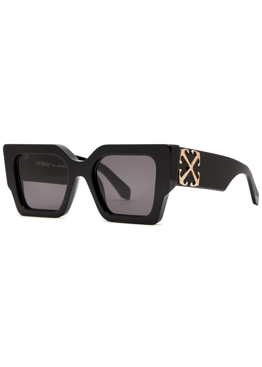 Off-white Catalina Oversized Square-frame Sunglasses In Black