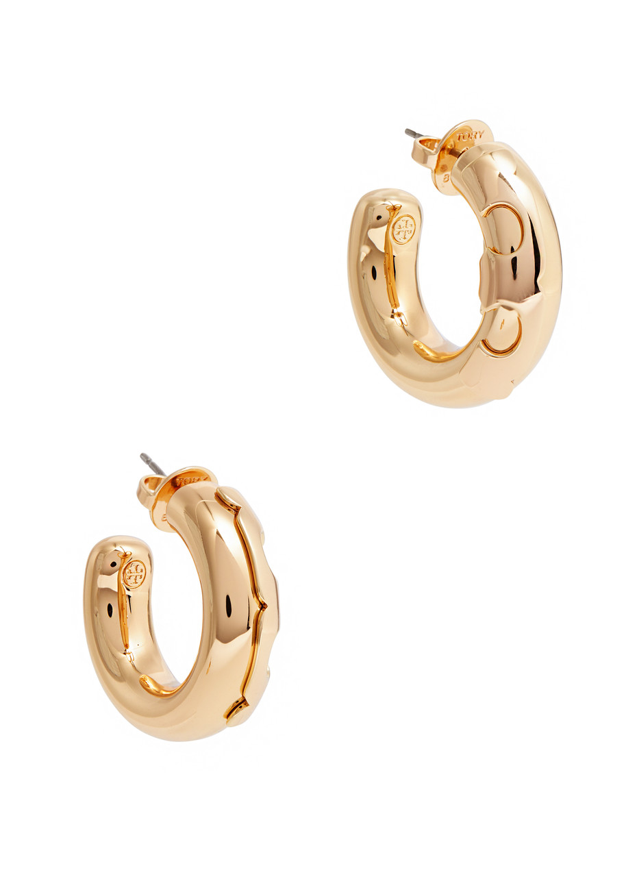 Tory Burch Essential 18kt Gold-plated Hoop Earrings - One Size