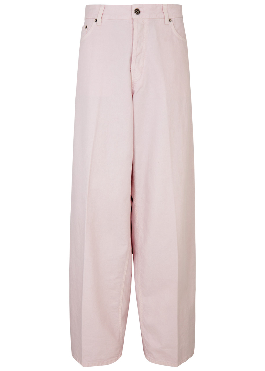 Shop Haikure Bethany Wide-leg Jeans In Pink