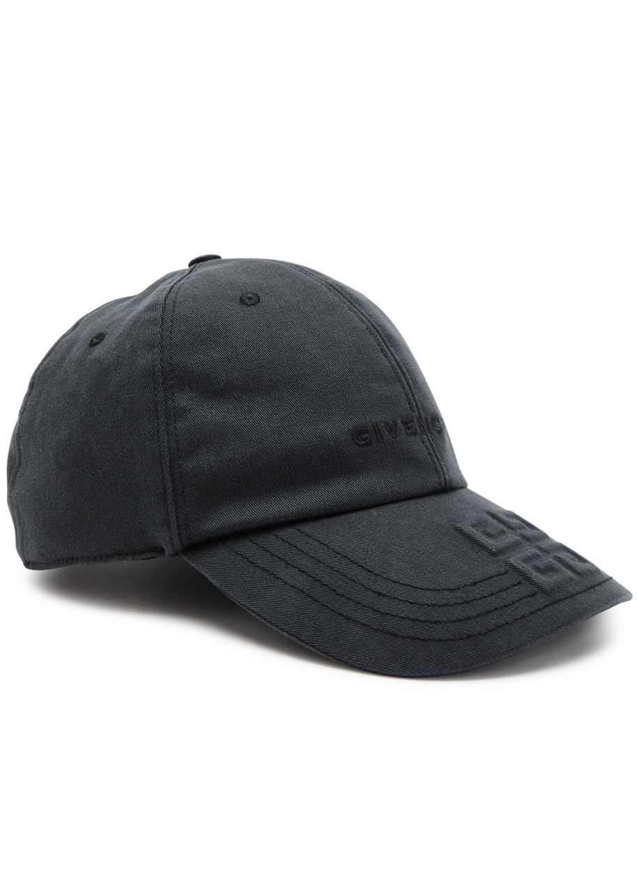 Shop Givenchy 4g Logo Twill Cap In Black