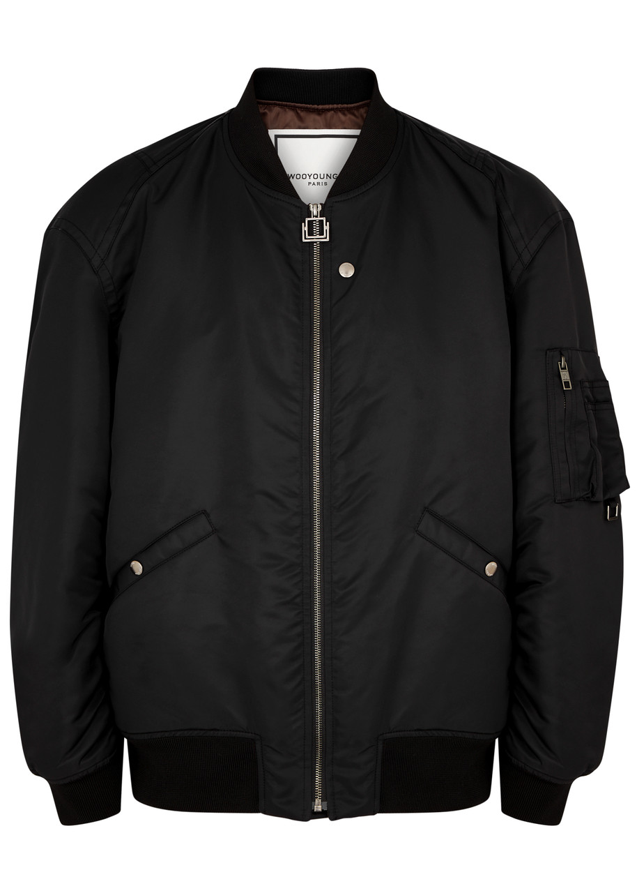 WOOYOUNGMI PADDED NYLON BOMBER JACKET