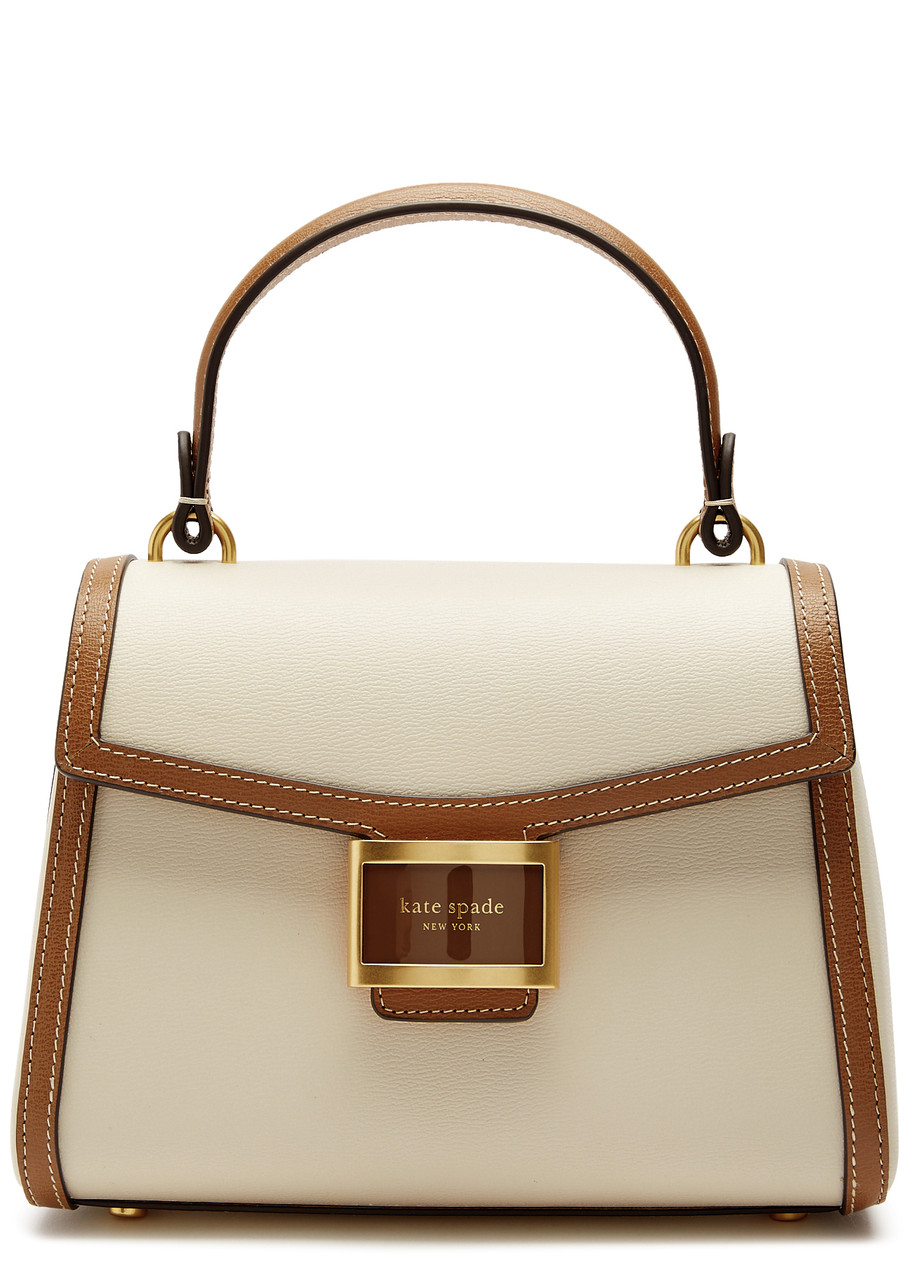 Katy Small Leather top Handle bag