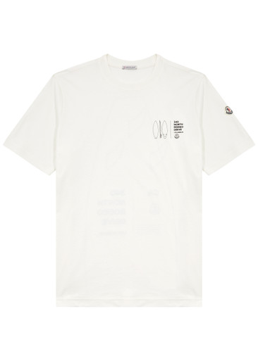 MONCLER Surf logo-print cotton T-shirt | Harvey Nichols