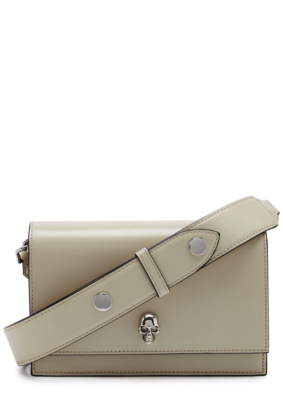 Alexander Mcqueen Skull Small Leather Shoulder bag - Camel - One Size