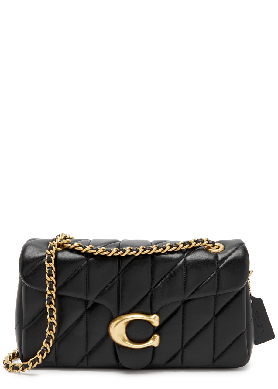 Coach Tabby 26 Quilted Leather Shoulder Bag In Black
