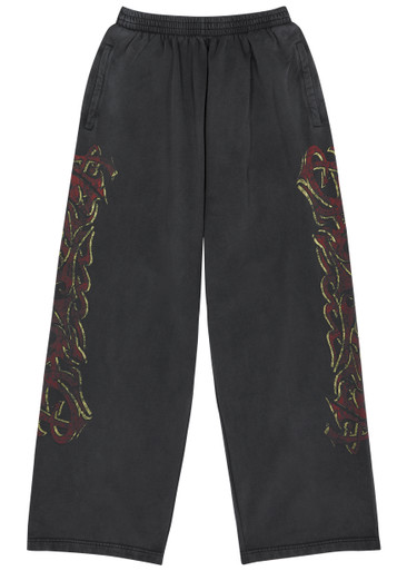 BALENCIAGA Offshore logo cotton sweatpants | Harvey Nichols