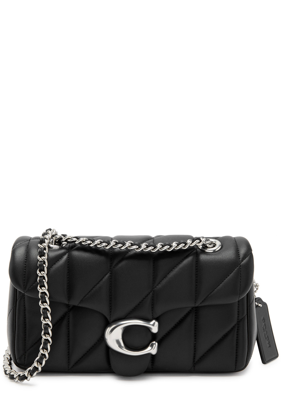 Coach Tabby 20 Quilted Leather Shoulder Bag In Black