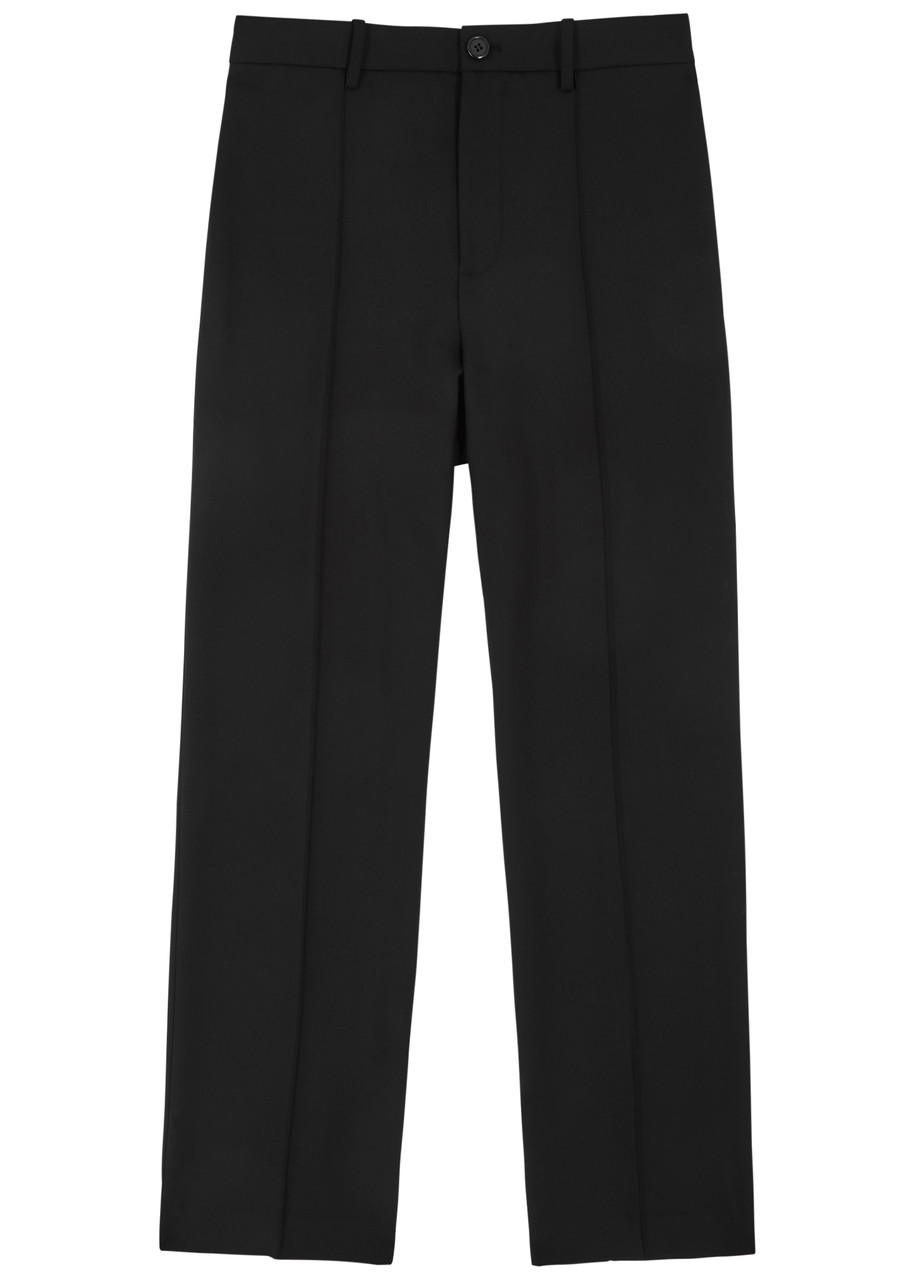 Helmut Lang Straight-leg Twill Trousers In Black
