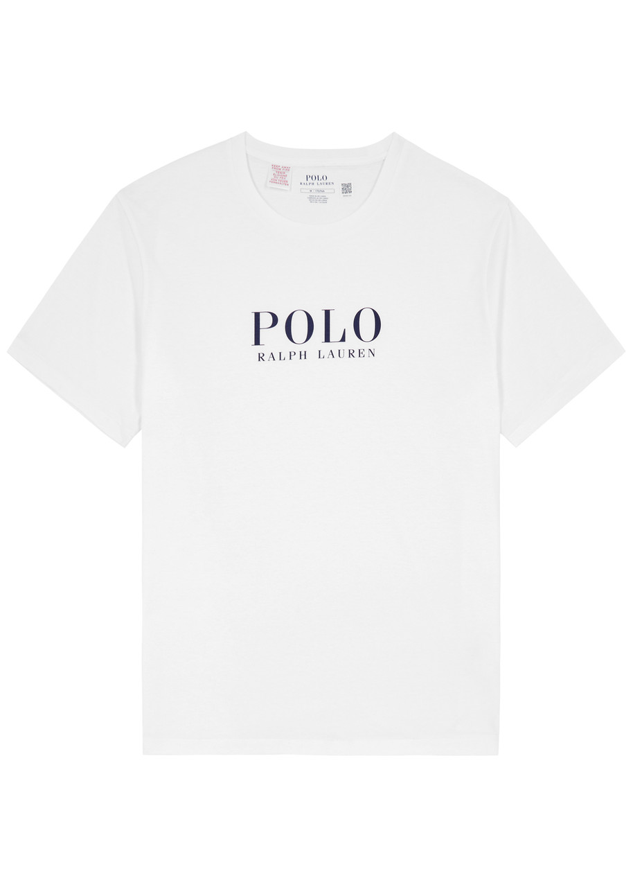 Polo Ralph Lauren Logo-print Cotton Pyjama T-shirt In White