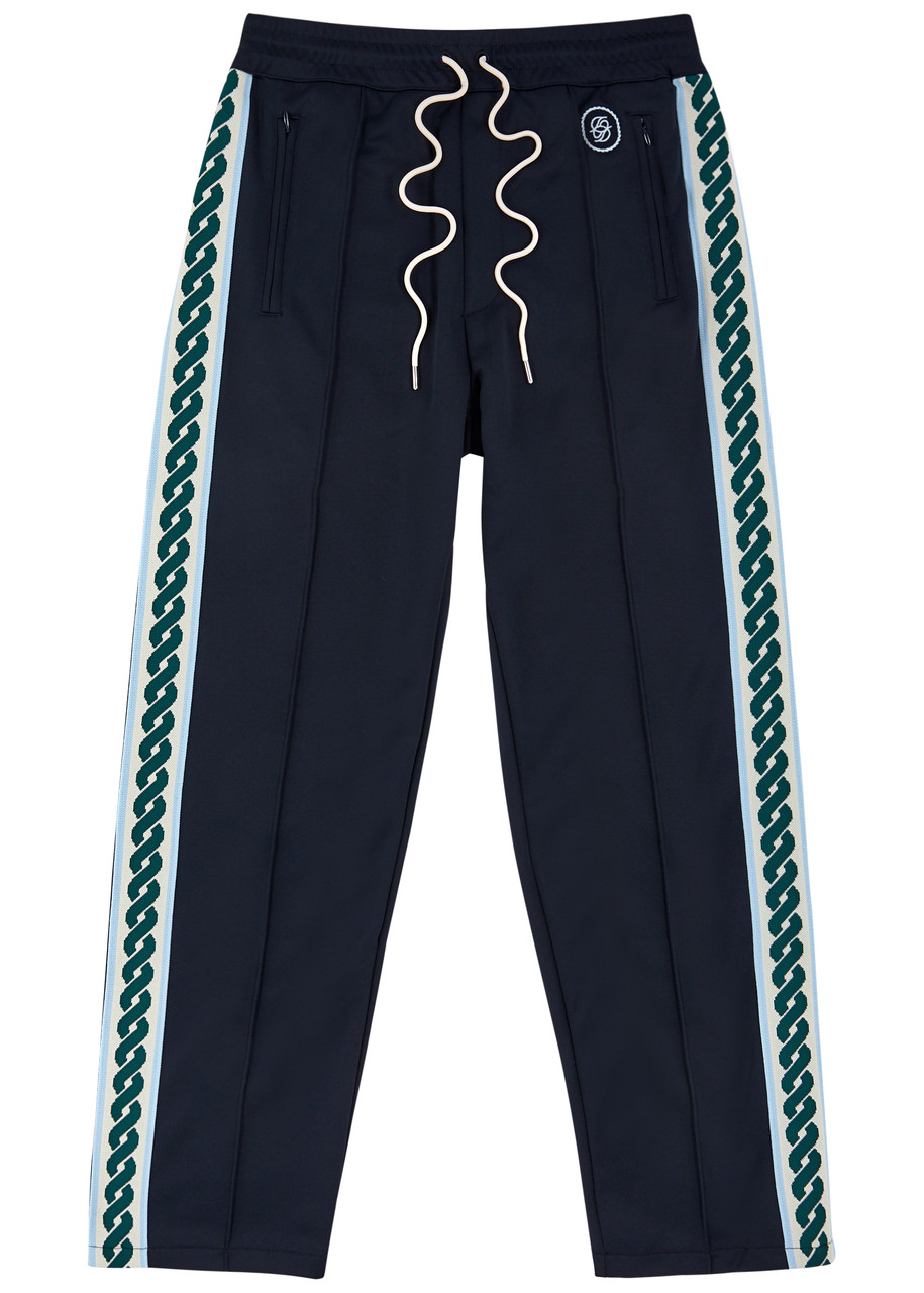 KAPITAL Flared Striped Tech-Jersey Track Pants for Men | MR PORTER