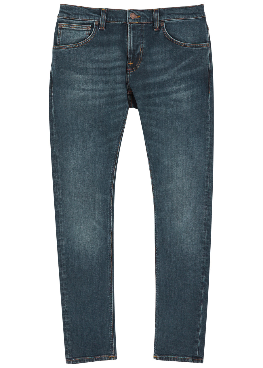 Nudie Jeans Tight Terry Skinny Jeans In Blue