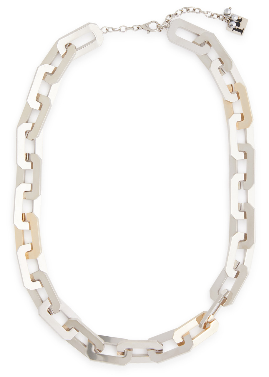 Rosantica Paloma Two-tone Chain Necklace In Neutral